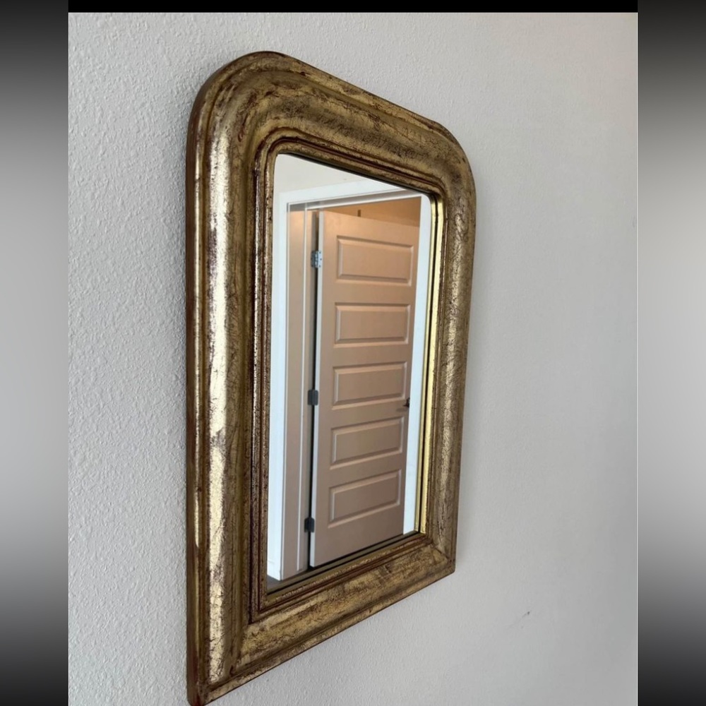 Aged Gold Leaf Marie-Amalia Accent Mirror